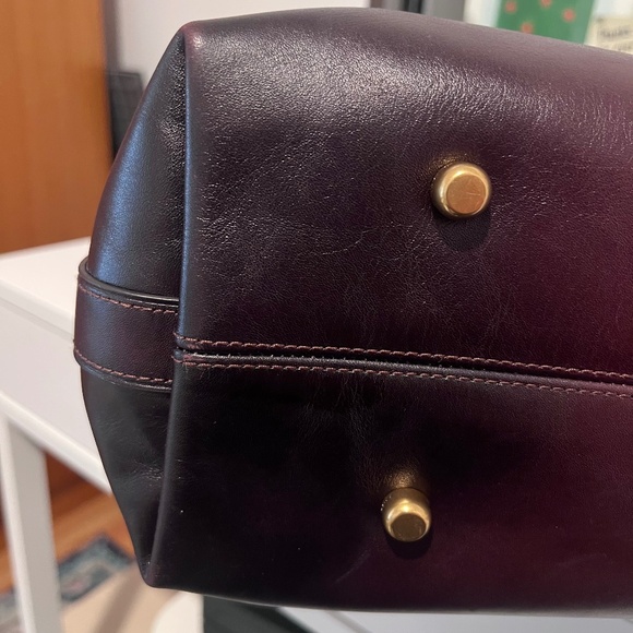 Coach Soft Empire Carryall Bag 40 In Merlot - Picture 11 of 14
